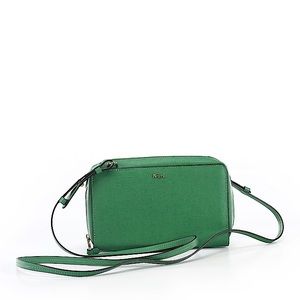 Ralph Lauren Green Tate Crossbody Bag